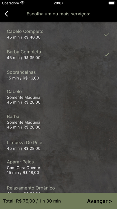 Fraga Barbearia Screenshot