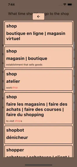 Game screenshot AI French Dictionary hack