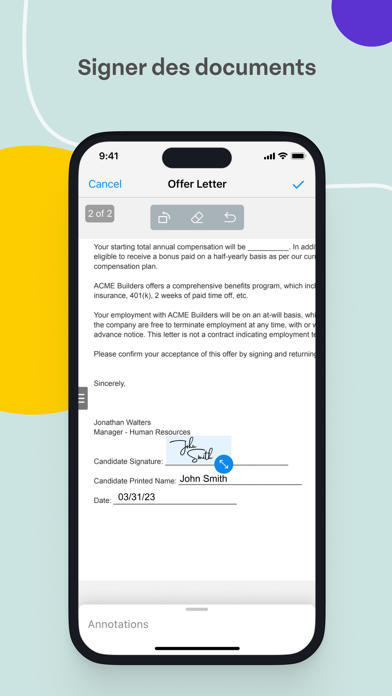 Screenshot #2 pour Signeasy - Sign and Fill Docs