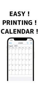 PrintingCalendar:Easy,simple screenshot #1 for iPhone