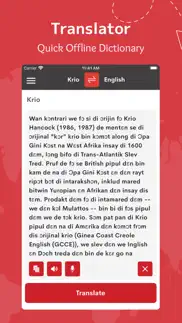 krio english translator iphone screenshot 2