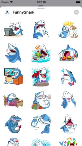 Game screenshot Funny Shark Cute Sticker 2022 mod apk