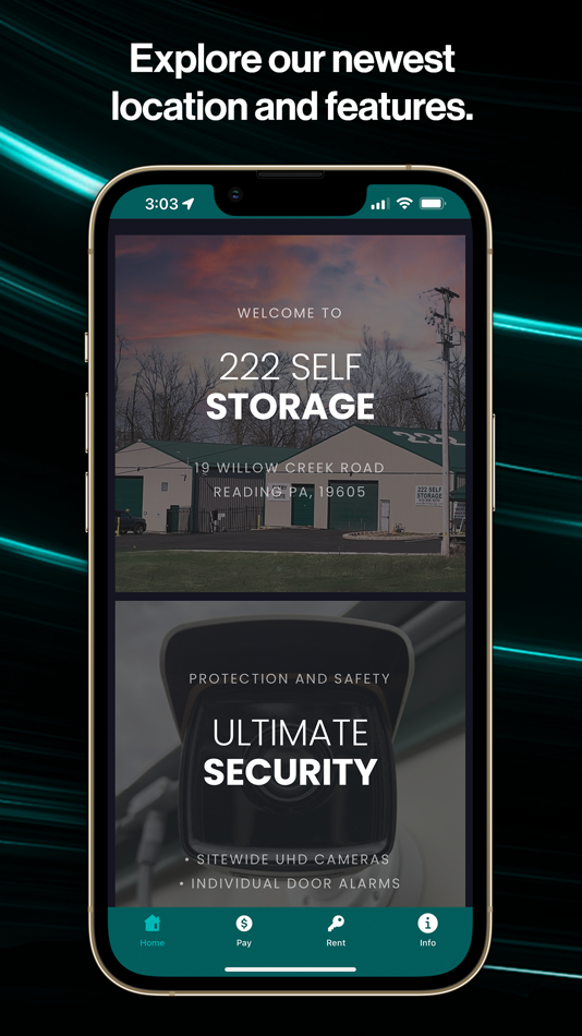 #2. 222 Self Storage (iOS) Podle: Reading-Berks Storage