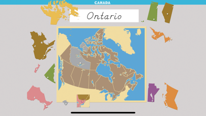Canada - Provinces & Terr. Screenshot