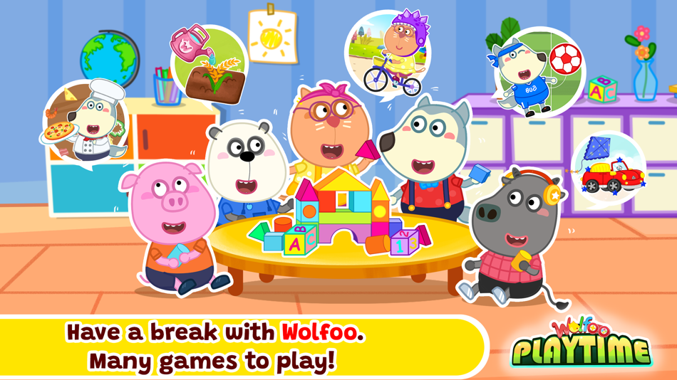 #1. Wolfoo Playtime School Story (iOS) Podle: WOLFOO LLC