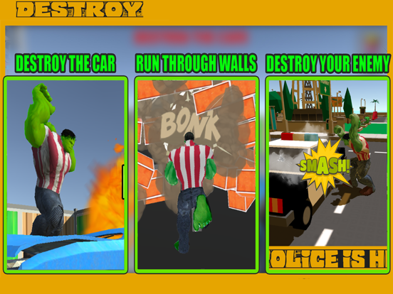 Hulk Smash Monster Superhero screenshot 4