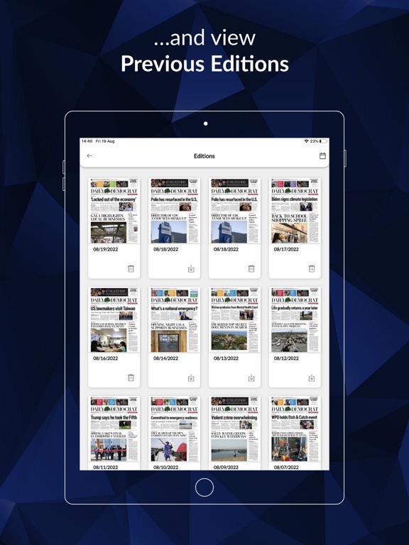 Woodland Daily Democrat iPad screenshot 5 - News app