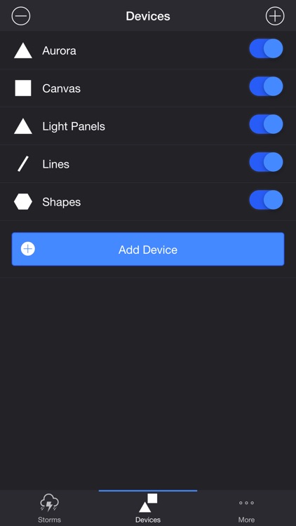 Thunderstorm for Nanoleaf