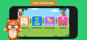 Learn Animals Names and Sound screenshot #1 for iPhone