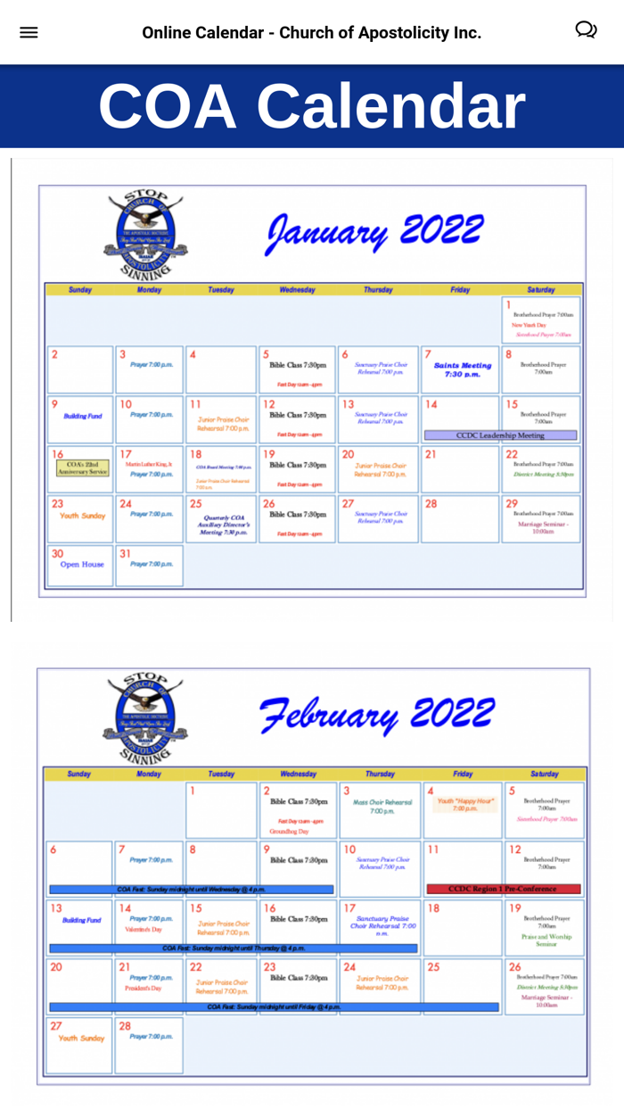 Church of Apostolicity Inc.