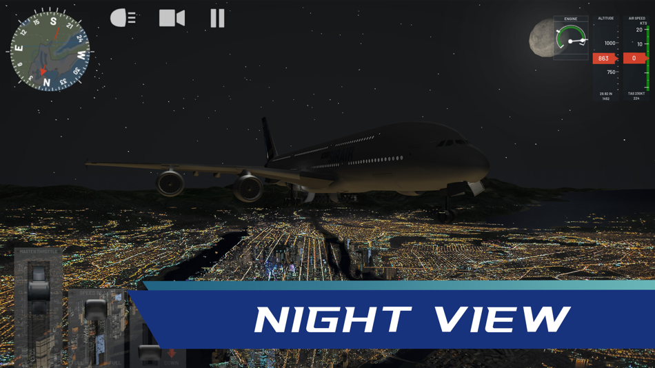 #4. Flight Simulator: Plane Game (iOS) 由: Sir Studios