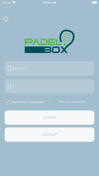 Screenshot 1 of Padel Box App