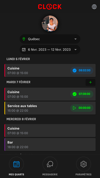 Screenshot #2 pour CLOCK par RESTOCK