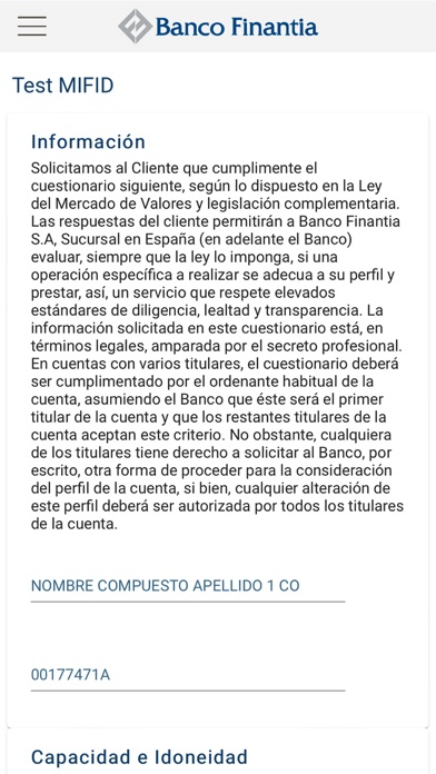 FinantiaNet ES Screenshot