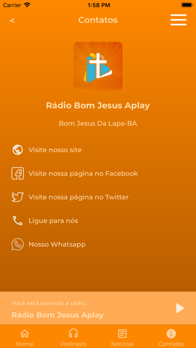 Rádio Bom Jesus FM Screenshot