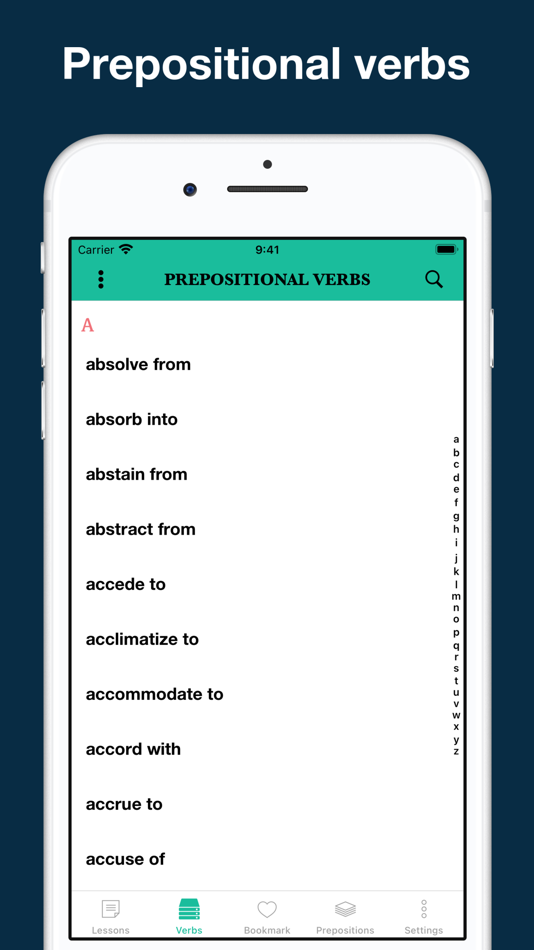 #5. Prepositional verbs for IELTS (iOS) 由: Ngoc Anh