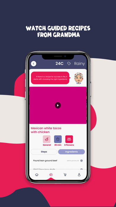 SEJ: Grandma Recipes & Weather Screenshot