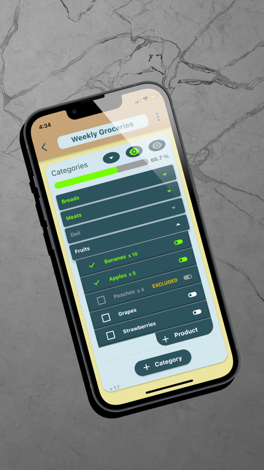 #1. Listor - List Organizer (iOS) 由: Javier Sandino