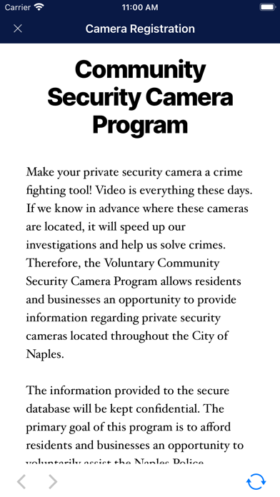Naples Police Department Screenshot