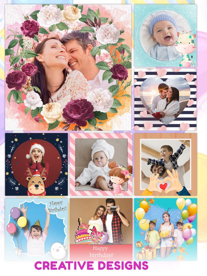 Birthday Frames Collection.