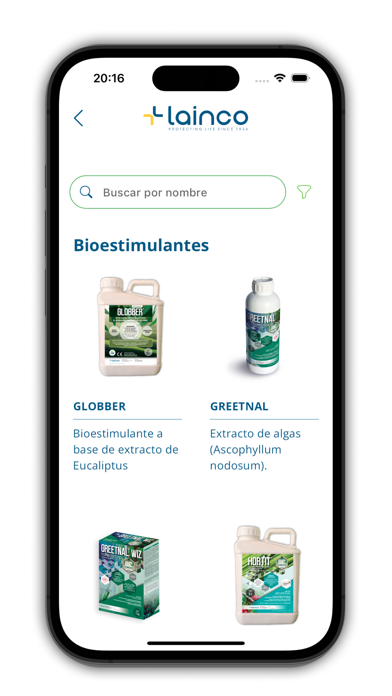 Lainco Agro app screenshot