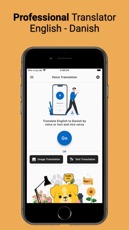 English to Danish App