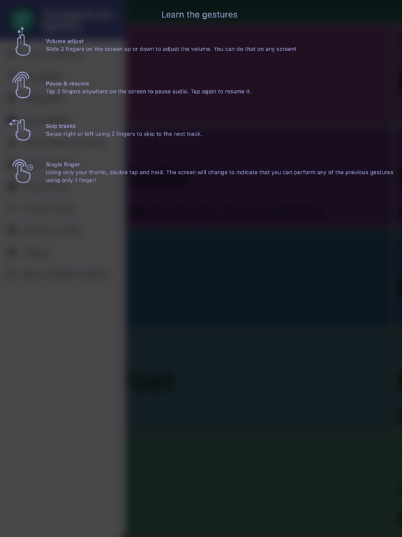 Tunedeck for Spotify iPad screenshot 5 - Music app