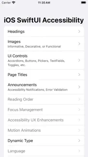 swiftui accessibility techs. iphone screenshot 1