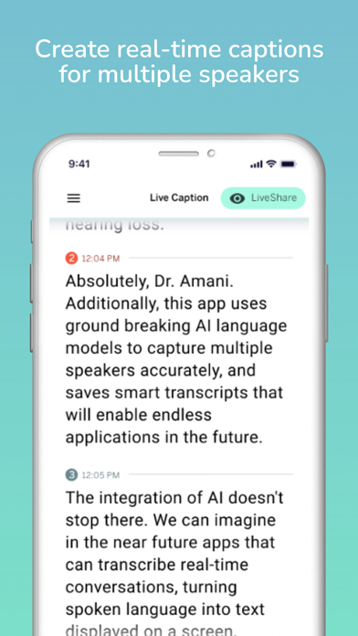 Live Caption AI Screenshot
