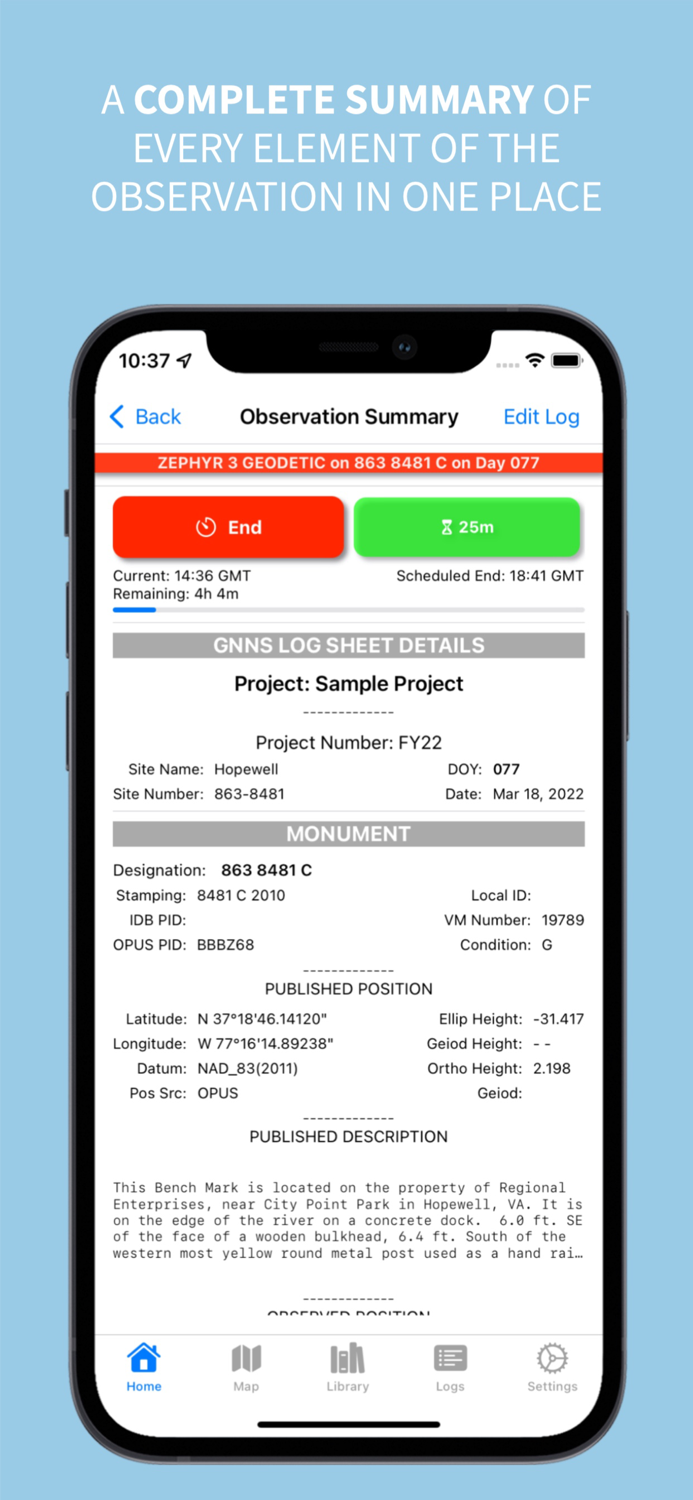 GNSS Log App