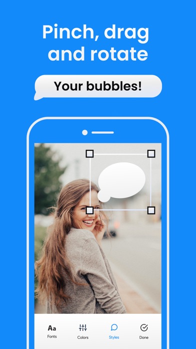 Speech Bubble: Photo Captions Screenshot