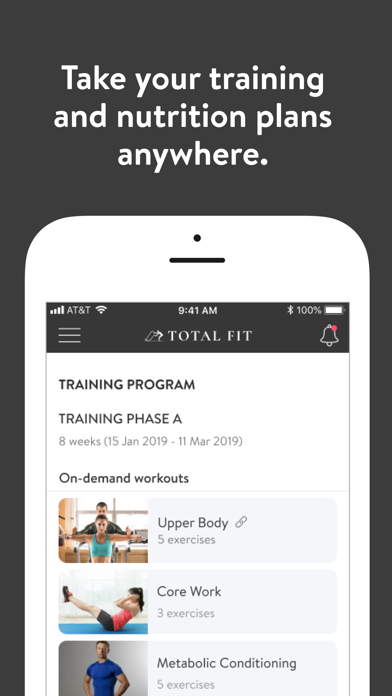Total Fit Coaching Screenshot