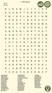 daily soup - word search problems & solutions and troubleshooting guide - 2