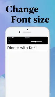 senior note- big font note app iphone screenshot 2