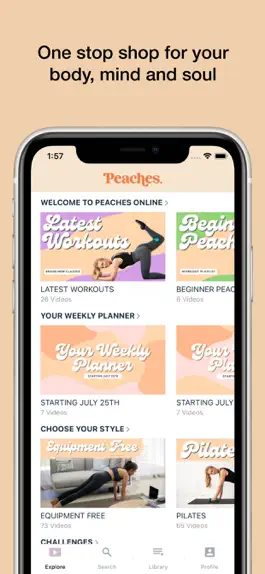 Game screenshot Peaches Pilates Online apk