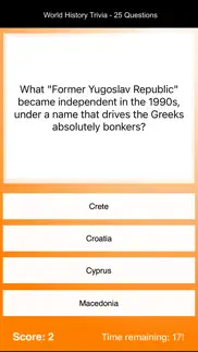 world history trivia ultimate iphone screenshot 3