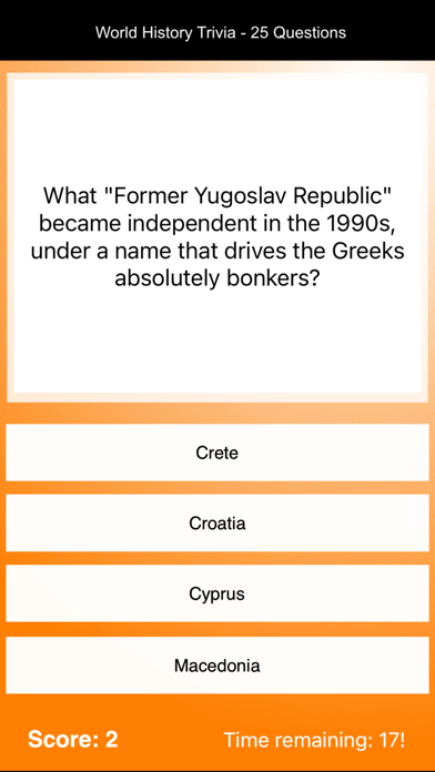 World History Trivia Ultimate Screenshot