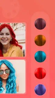 hair color changer - color dye iphone screenshot 2