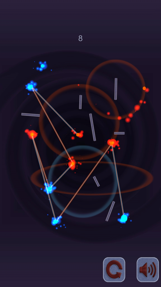 #6. Color Fireworks. Fires & Lines (iOS) 由: Ruslan Goncharenko