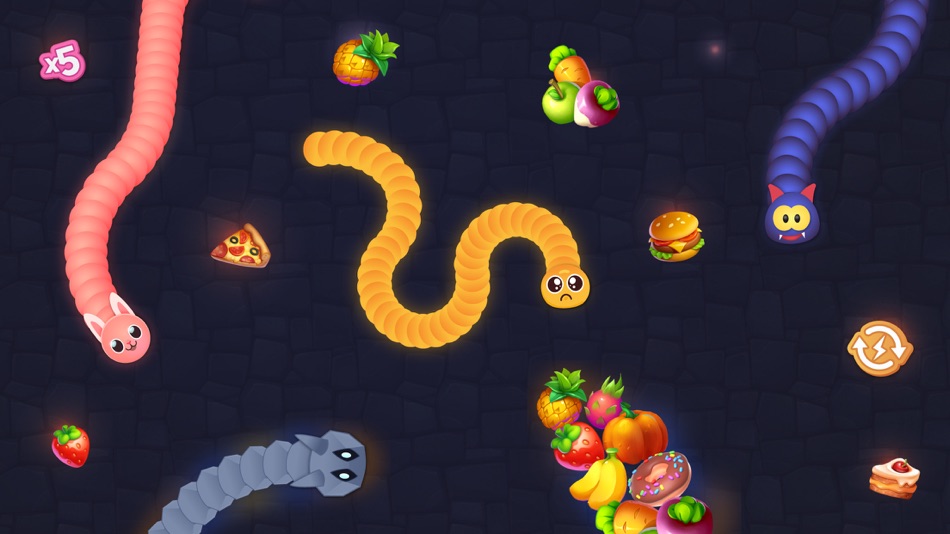 #1. Snake Game - Worms io Zone (iOS) 来自: Appcelent Studio