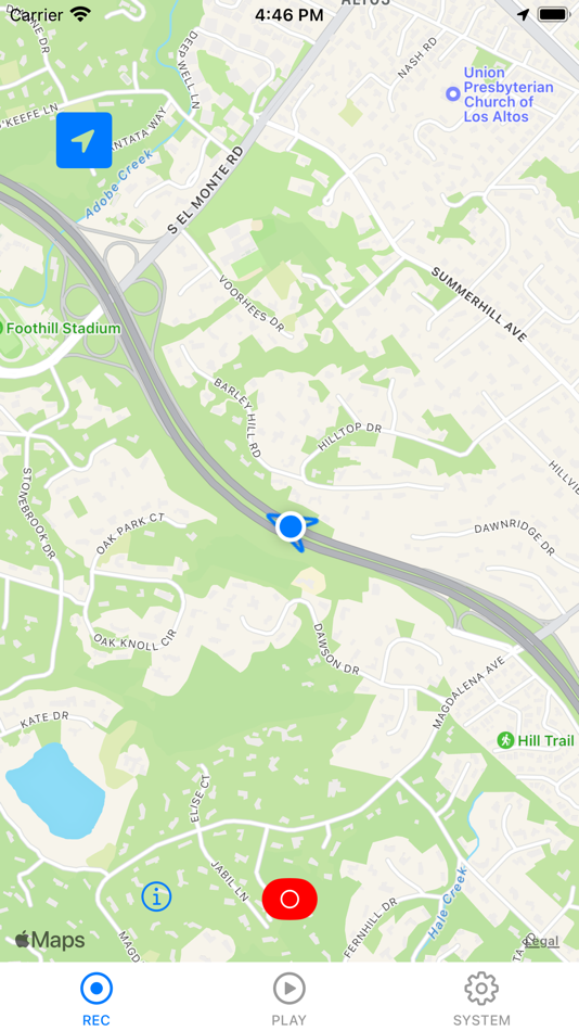 #1. GPS track and Player (iOS) بواسطة: Kazuhiro Ota