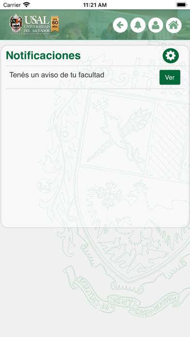 USAL - Gestión Académica Screenshot