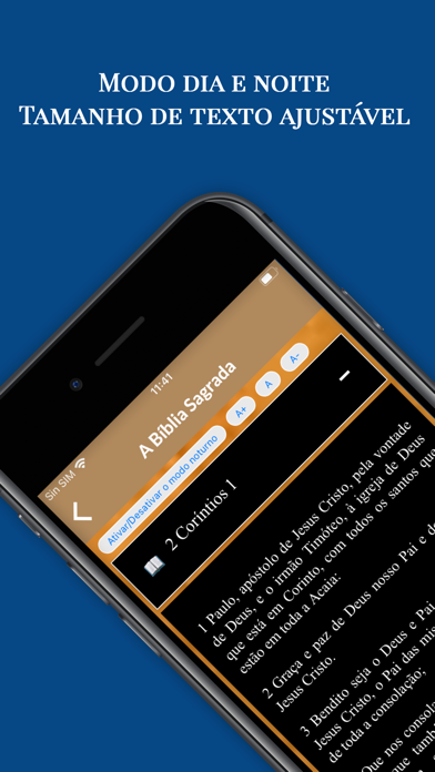 A Bíblia Sagrada com Áudio Screenshot