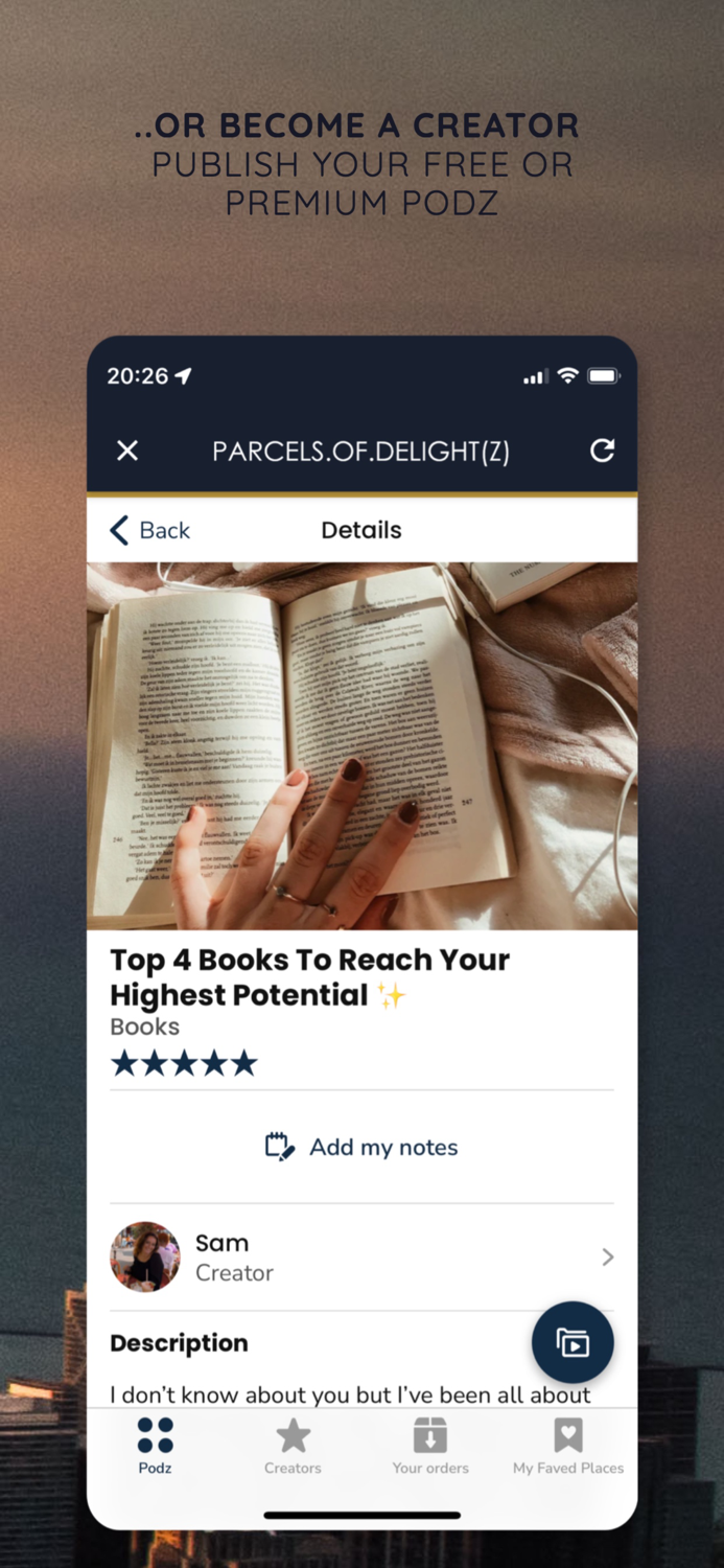 My Fave Places  Podz