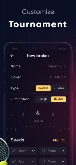 Game screenshot Tournament: bracket team maker hack