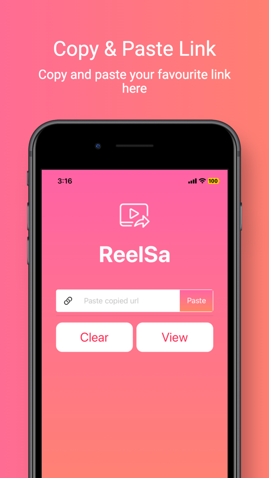 #1. ReelSa - Reel Video Share (iOS) Ved: ARIMOJO PRIVATE LIMITED