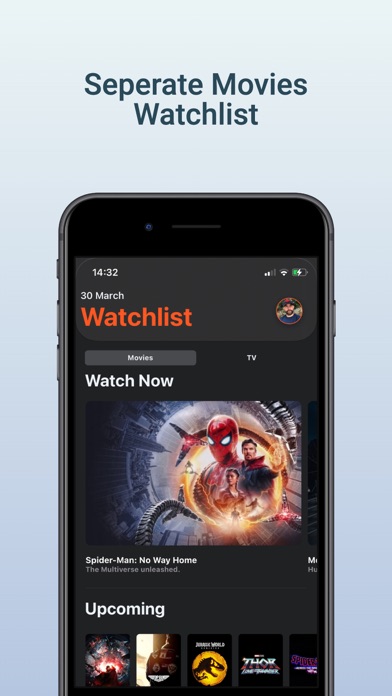 Watchlist+ Track TV & Movies Screenshot