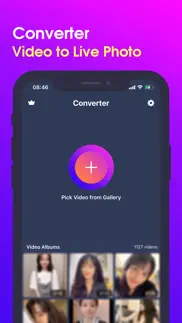 convert video to live photo iphone screenshot 1