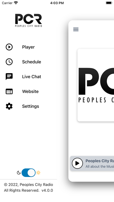 Peoples City Radio Screenshot