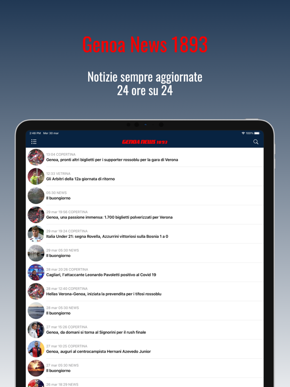 Screenshot #4 pour GenoaNews1893.it